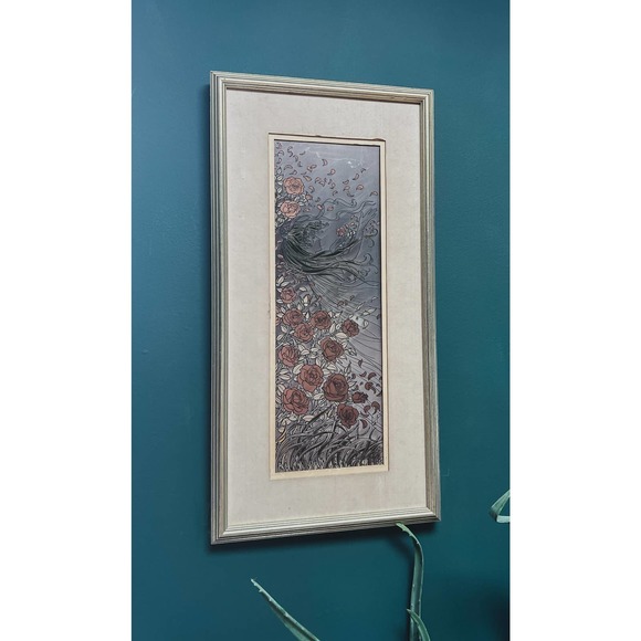 Spirit of the Wind Etching, Art Nouveau, Jean-Francois Bonotte - Picture 3 of 9